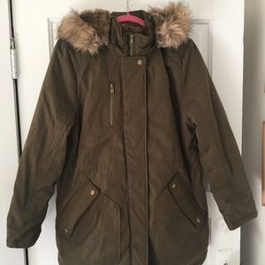 Barney New York Faux Fur Parka
